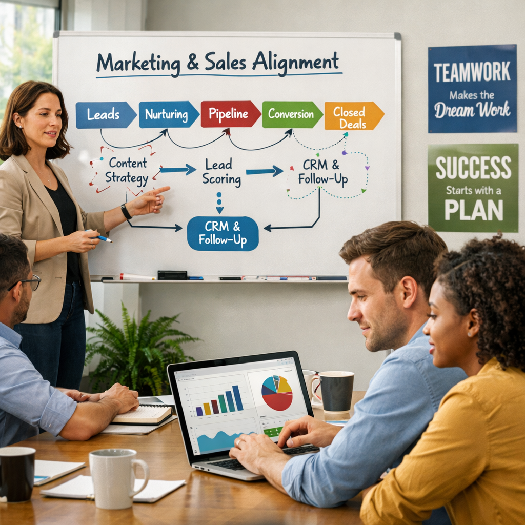 How to Align Marketing and Sales in 30 Days: A Step-by-Step Framework for Mid-Market B2B